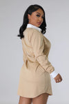 Top Tier.....Collar Button Down Dress