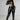 Try Me.......PU Center Cut Out Crop Pants Set Good Time USA