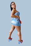 You Know The Vibes.....Puffy Bubble Tube Mini Dress