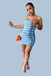 You Know The Vibes.....Puffy Bubble Tube Mini Dress