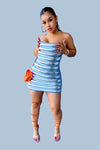 You Know The Vibes.....Puffy Bubble Tube Mini Dress