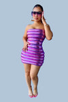 You Know The Vibes.....Puffy Bubble Tube Mini Dress